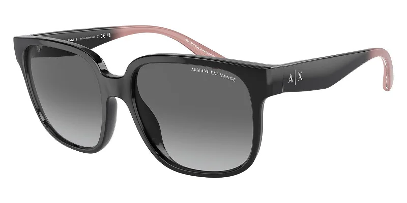 Armani Exchange Women's 56mm Shiny Black Sunglasses Polarized - Lens Fishing Style