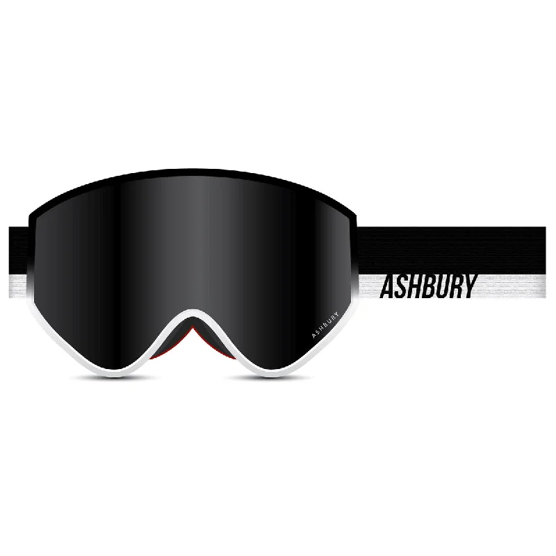 Ashbury A12 Half & Half Snowboard Goggles - Dark Smoke/Yellow Spare Colored - Lens Sports Style Ashbury A12 Half & Half Snowboard Goggles - Dark Smoke/Yellow Spare Colored - Lens Sports Style