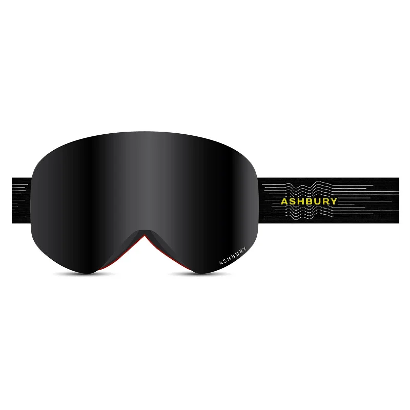 Ashbury Sonic Siesemic Snowboard Goggles - Dark Smoke/Yellow Spare Round - Rimmed Bohemian Look Ashbury Sonic Siesemic Snowboard Goggles - Dark Smoke/Yellow Spare Round - Rimmed Bohemian Look