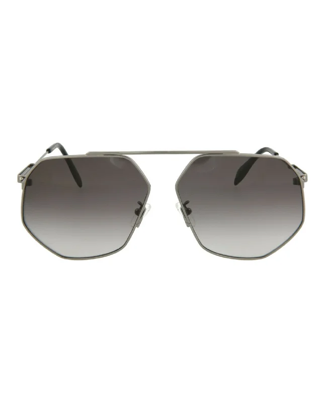 Aviator-Frame Metal Sunglasses Wayfarer Streetwear Style
