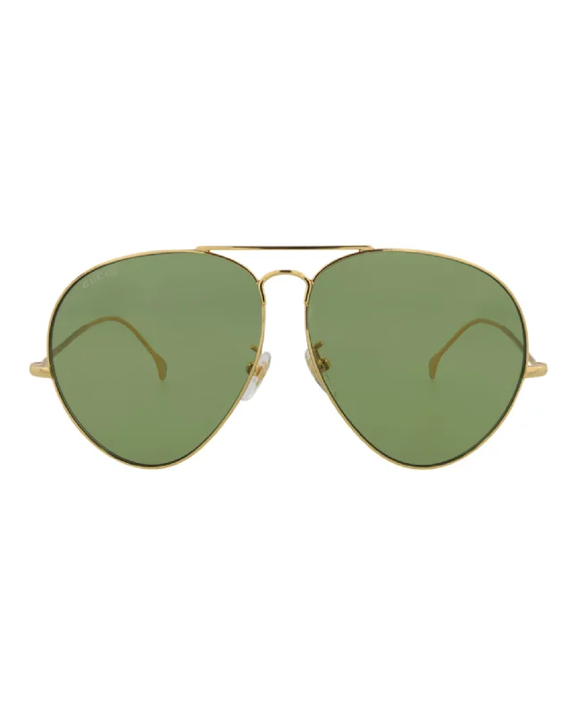 Aviator-Frame Metal Sunglasses Cat - Eye Feminine Design