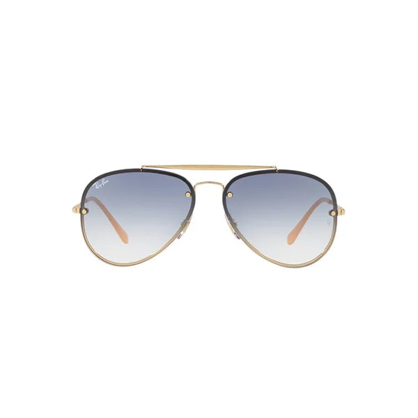 Aviator - Gold/Gradient Light Blue Magnetic - Attachment Style