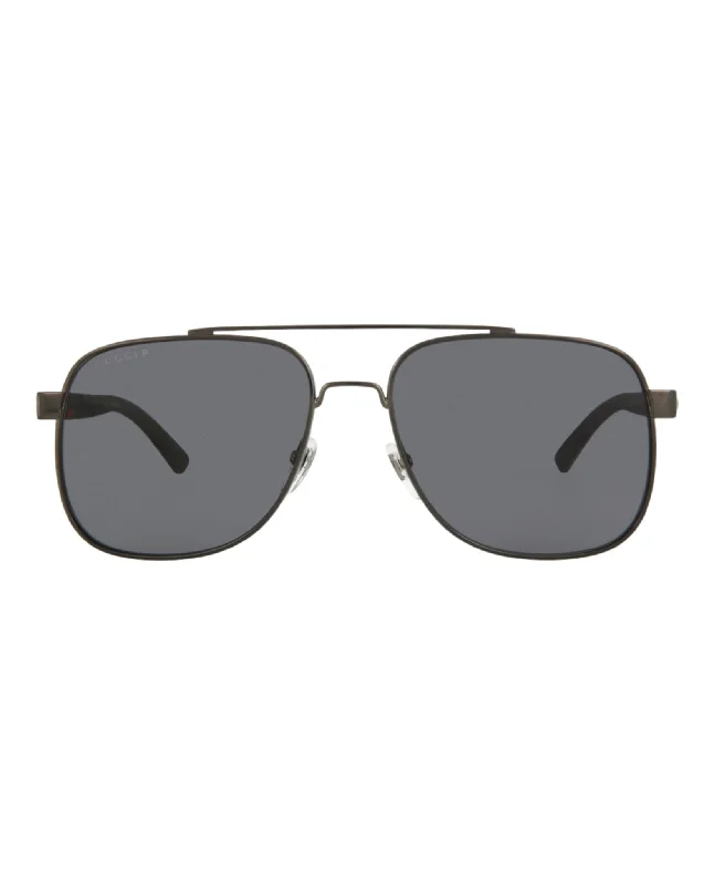 Aviator-Style Metal Sunglasses Rhinestone - Embellished Glam Design