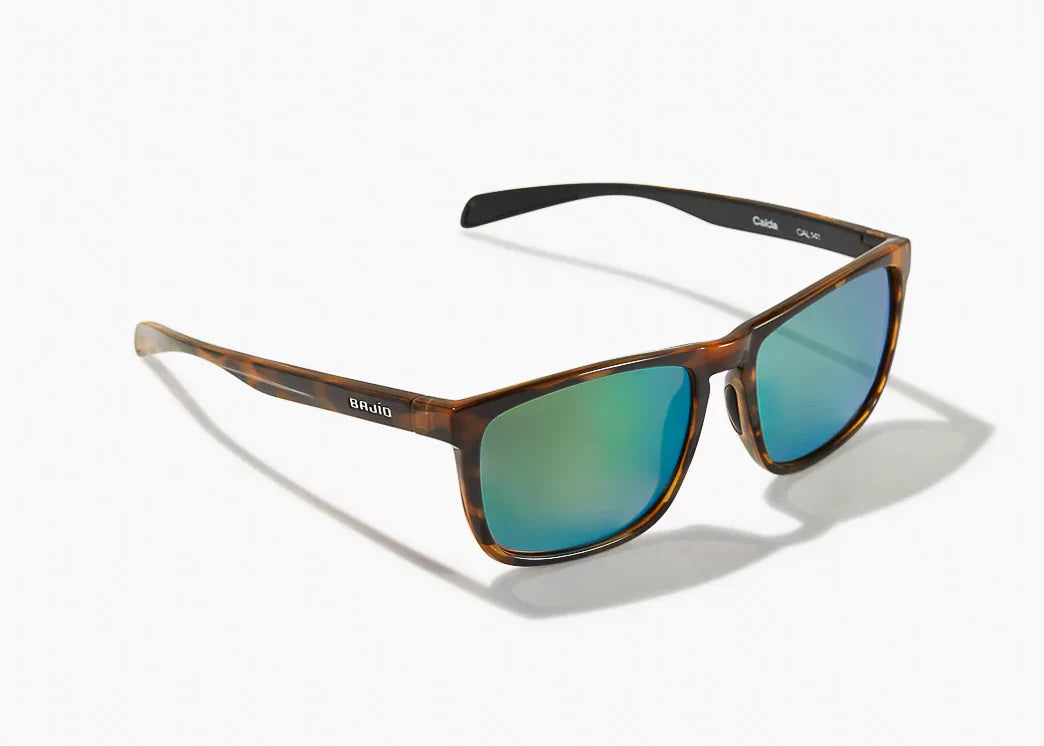 Bajio - Calda Sunglasses - Brown Tortoise Glass Frame - Green Mirror Glass Lenses Hipster Style Bajio - Calda Sunglasses - Brown Tortoise Glass Frame - Green Mirror Glass Lenses Hipster Style