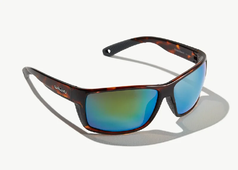 Bajio - Bales Beach Dark Tort Frame - Glass Green Mirror Lenses Mirrored - Lens Driving Look Bajio - Bales Beach Dark Tort Frame - Glass Green Mirror Lenses Mirrored - Lens Driving Look