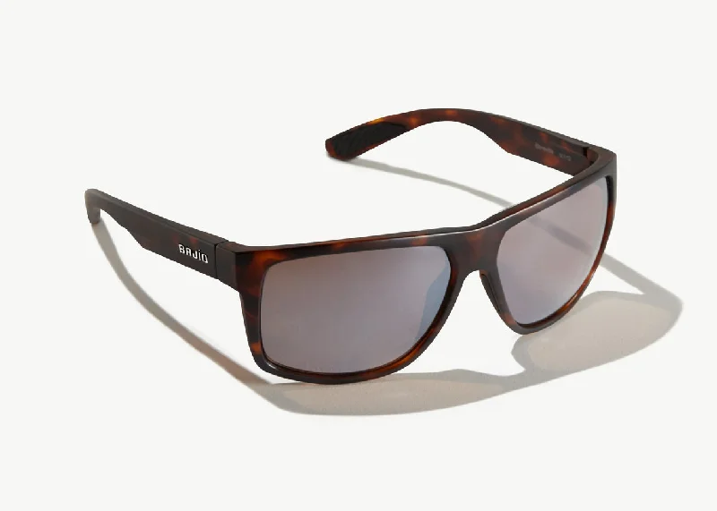 Bajio - Boneville Dark Tort Matte Frame - Glass Silver Mirror Lenses Oval - Shaped Academic Look Bajio - Boneville Dark Tort Matte Frame - Glass Silver Mirror Lenses Oval - Shaped Academic Look