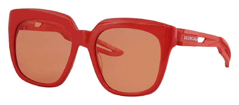 Balenciaga BB0025S 003 Oversized Square Sunglasses Art - Deco - Inspired Eyewear