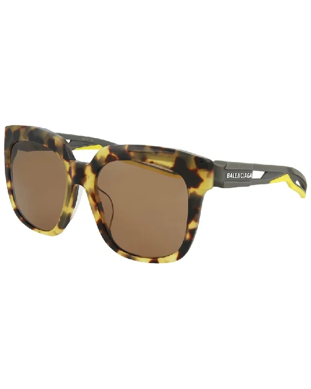 Balenciaga Unisex 55mm Sunglasses Geometric - Patterned Frame Design