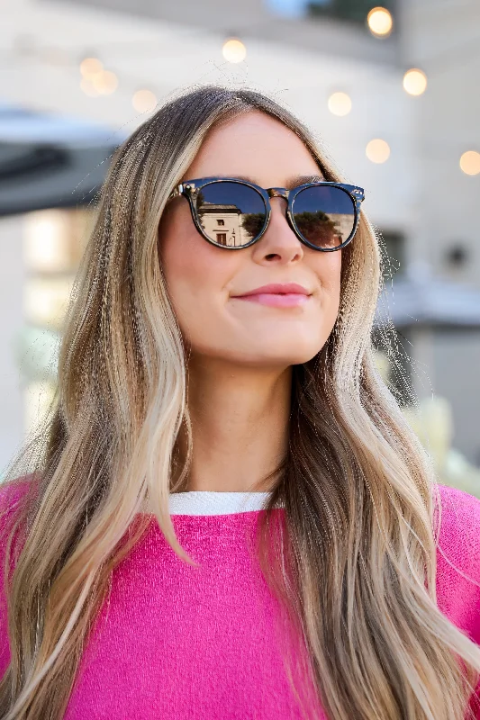 Always Your Favorite Tortoise Round Sunglasses Vintage Horn - Rimmed Style