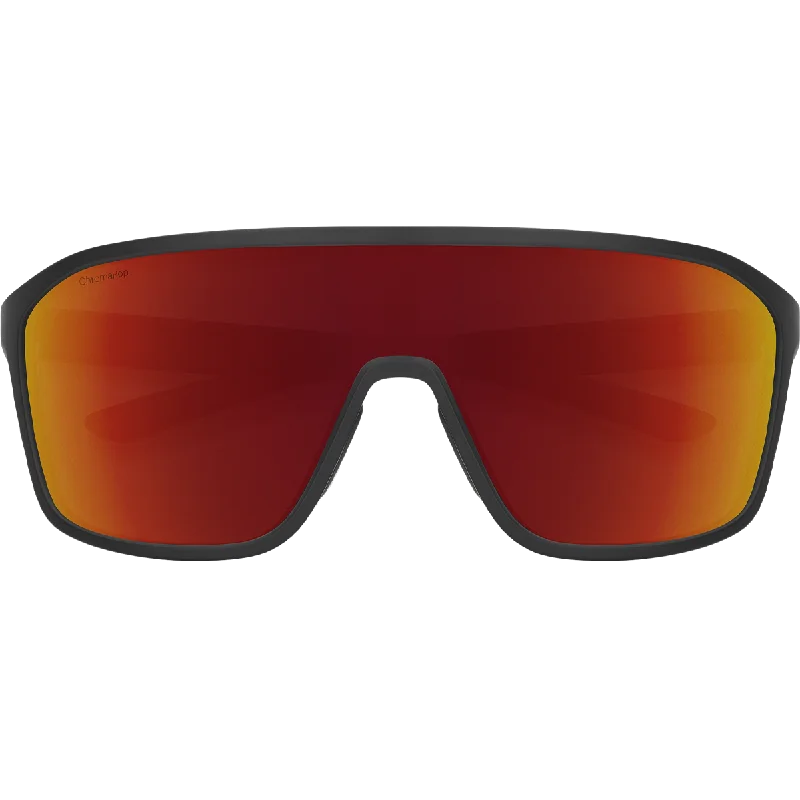 Boomtown - Matte Black ChromaPop Red Mirror Magnetic - Attachment Style