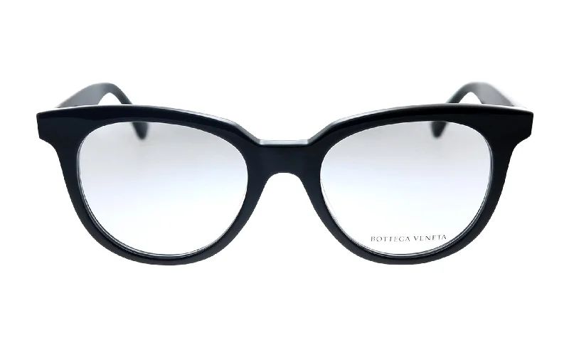 Bottega Veneta BV 1020O 001 Round Eyeglasses Retro Round - Frame Look