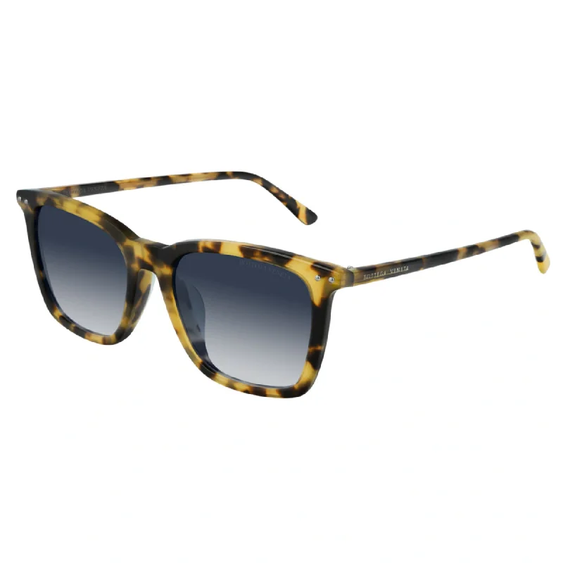 Bottega Veneta BV0251SA 005 Square Sunglasses Round - Rimmed Bohemian Look