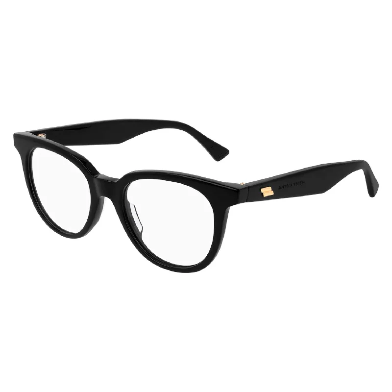 Bottega Veneta BV1020O 001 Round Eyeglasses Two - Tone Frame Contrast