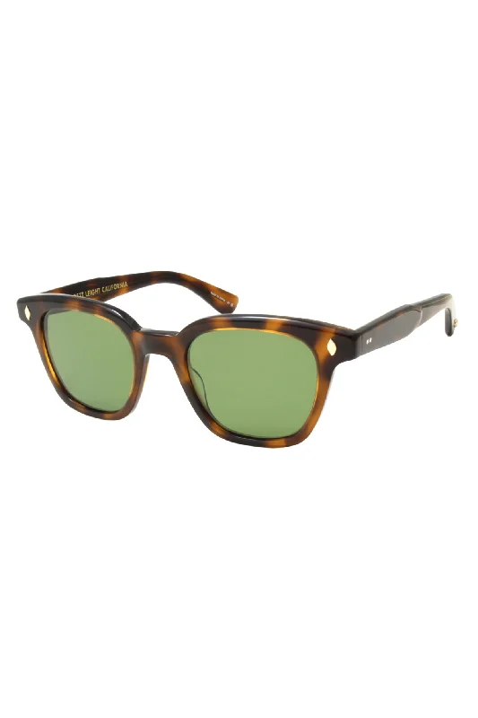 Broadway Sunglasses in Spotted Brown Polarized - Lens Fishing Style