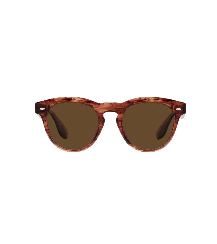 BRUNELLO CUCINELLI X OLIVER PEOPLES Nino Amber Sunglasses Mirrored - Lens Driving Look