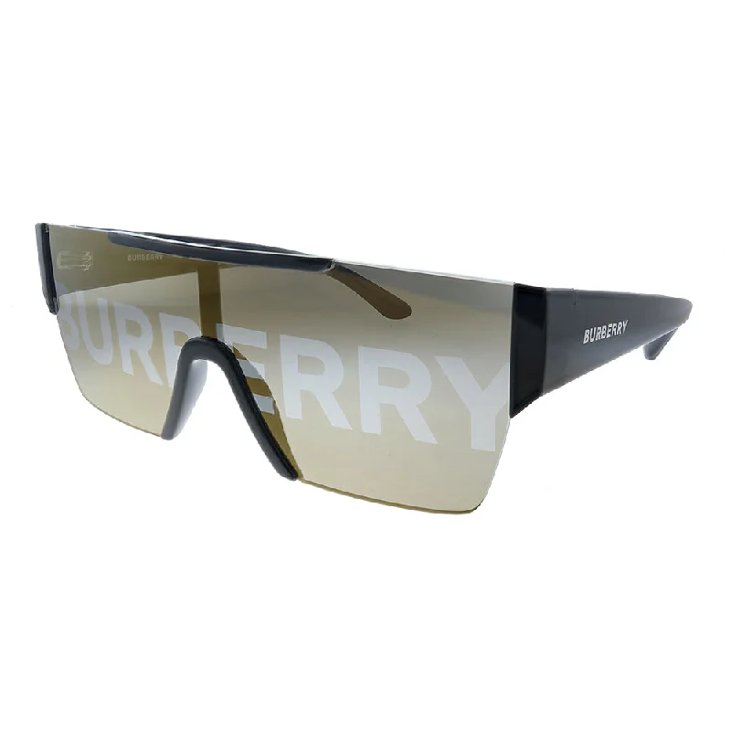 Burberry  BE 4291 3001/G Unisex Rectangle Sunglasses Geometric - Patterned Frame Design