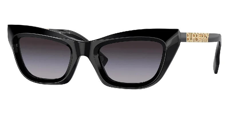 Burberry Women's 51mm Black Sunglasses Geometric - Patterned Frame Design