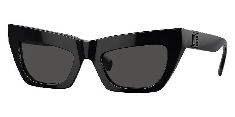 Burberry Women's 51mm Black Sunglasses BE4405F-409387-51 Glossy Metal Frame Look