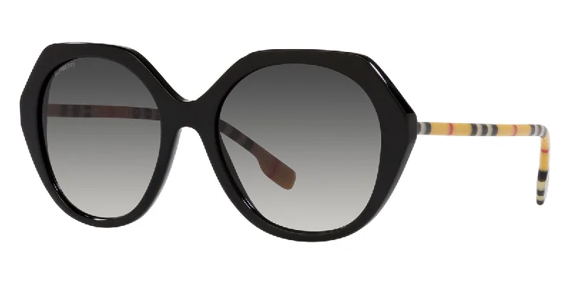 Burberry Women's 57mm Black Sunglasses BE4375F-38538G-57 Geometric - Shaped Avant - Garde Burberry Women's 57mm Black Sunglasses BE4375F-38538G-57 Geometric - Shaped Avant - Garde
