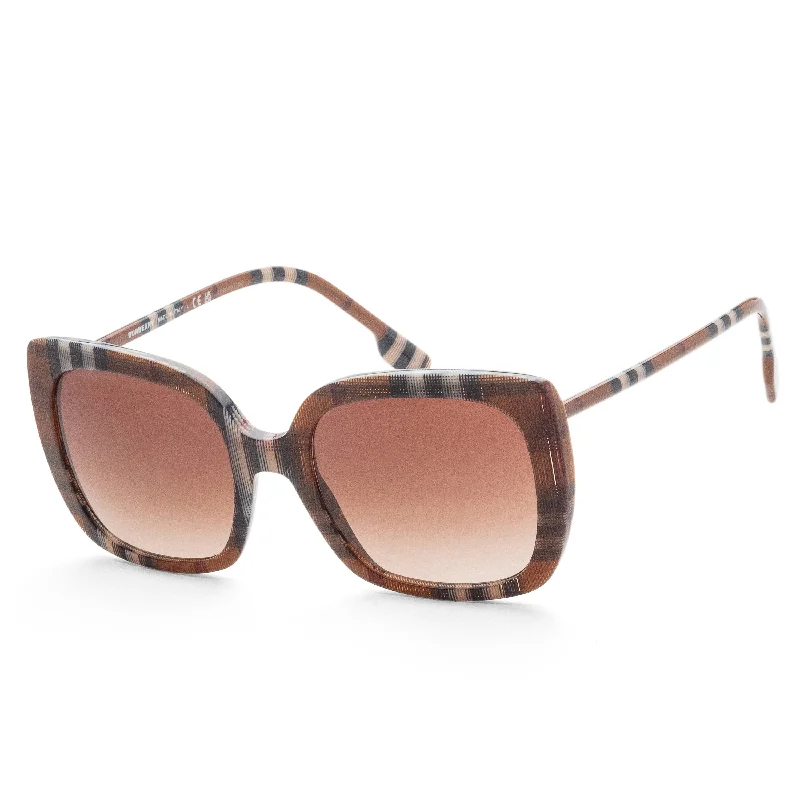 Burberry Women's BE4323-400513 Caroll 54mm Checkered Brown Sunglasses Multi - Functional Outdoor Glasses Burberry Women's BE4323-400513 Caroll 54mm Checkered Brown Sunglasses Multi - Functional Outdoor Glasses