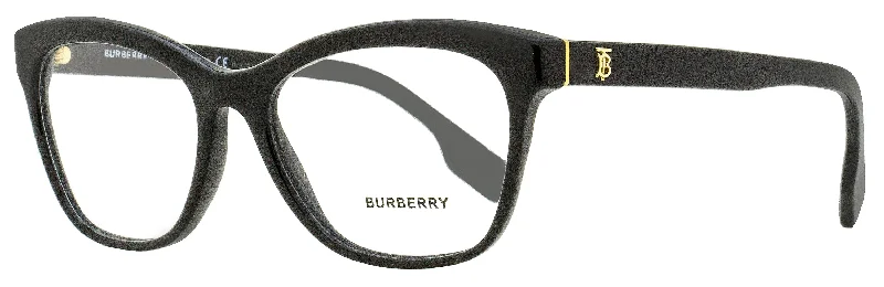 Burberry Women's Mildred Eyeglasses BE2323 3001 Black/Gold 54mm Mirrored - Lens Driving Look