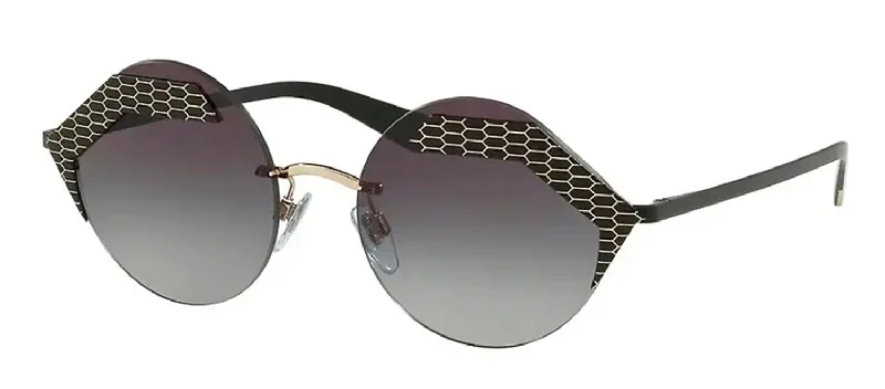 Bvlgari BV 6089 20288G55 Oval Sunglasses Retro - Inspired 