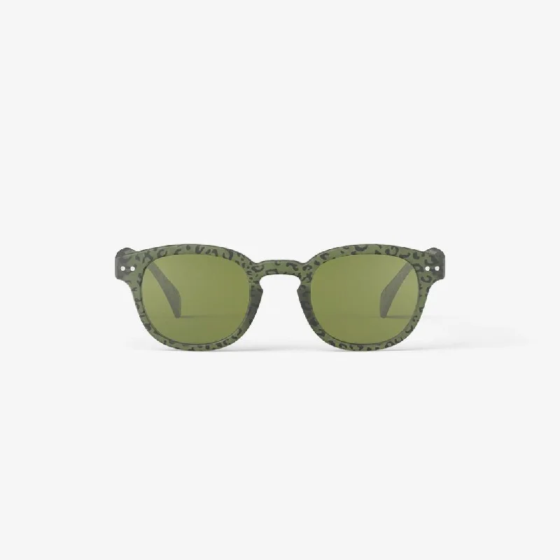 #C Sunglasses Engineered Garments X IZIPIZI (Kaki Leopard) Classic Aviator Style