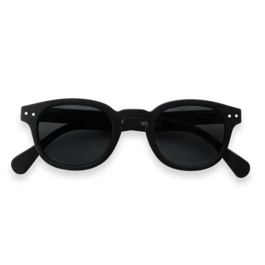Izipizi C Frame Sunglasses in Black Glitter - Embellished Party Glasses