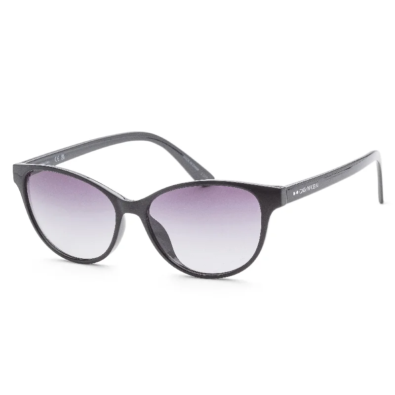 Calvin Klein Women's 56 mm Sunglasses Wood - Grain Accent Natural Look