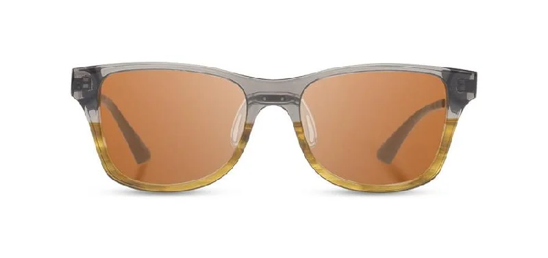 Canby ACTV Sunglasses | Oak Moss / Elm Burl | Brown Polarized | Shwood Wood - Grain Accent Natural Look