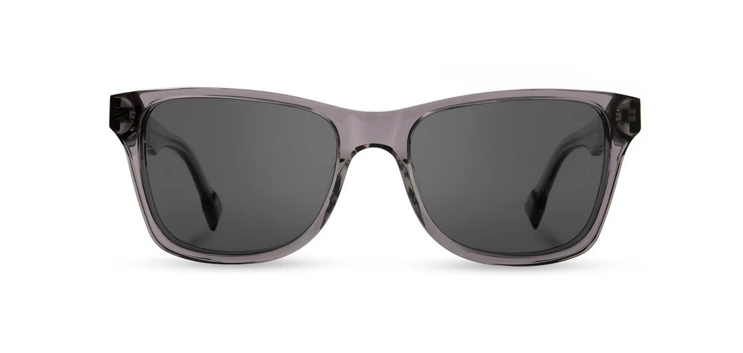 Canby XL Acetate Sunglasses | Smoke / Elm Burl | Grey Polarized | Shwood Cat - Eye Feminine Design