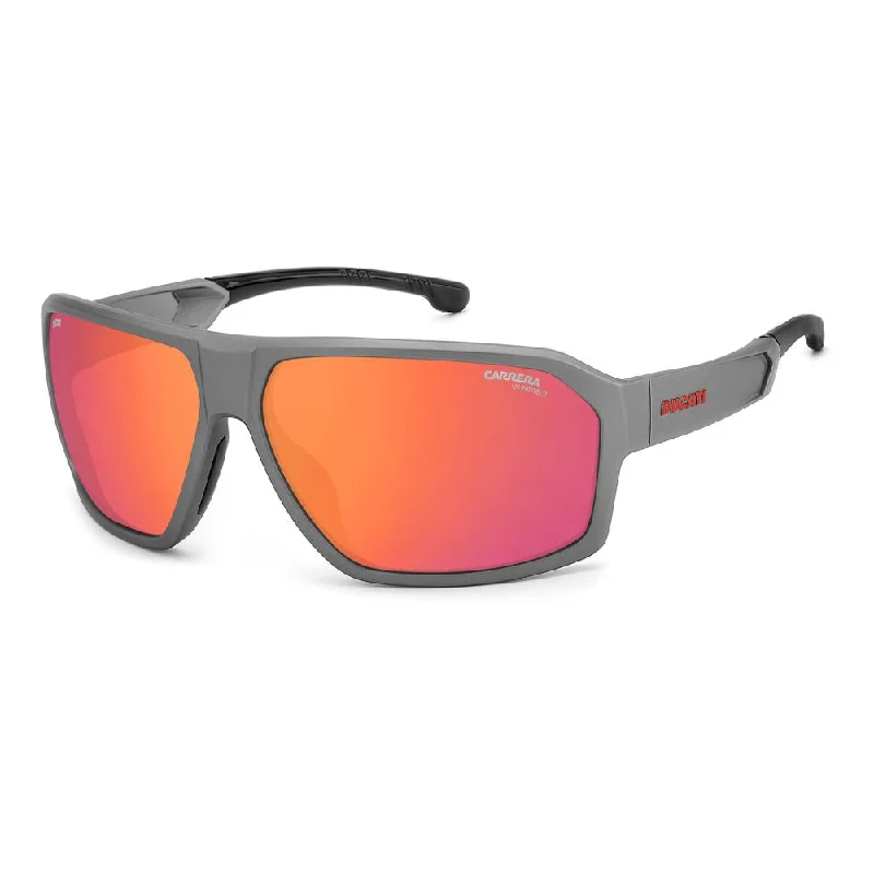 Carrera Ducati  Resin Men's Sunglasses Translucent Frame Modern Aesthetic