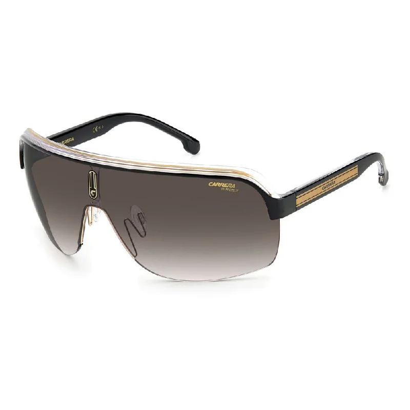 Carrera  Resin Men's Sunglasses Vintage Horn - Rimmed Style