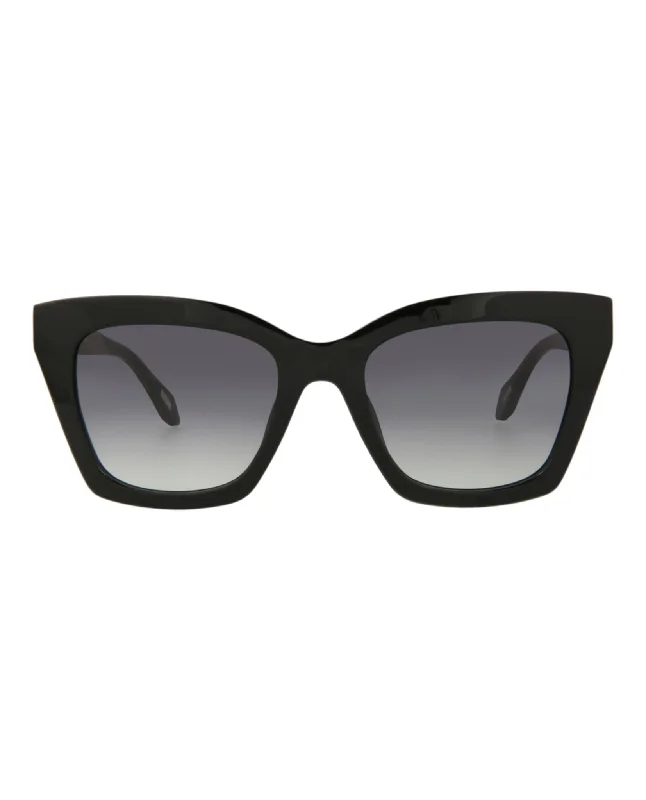 Cat Eye-Frame Acetate Sunglasses Colored - Lens Sports Style