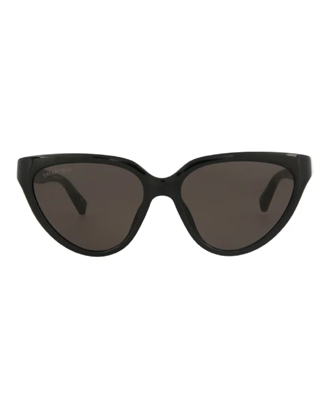 Cat Eye-Frame Bio Injection Rilsan Sunglasses Two - Tone Frame Contrast