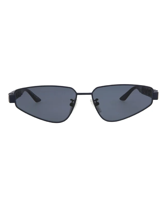 Cat Eye-Frame Metal Sunglasses Two - Tone Frame Contrast