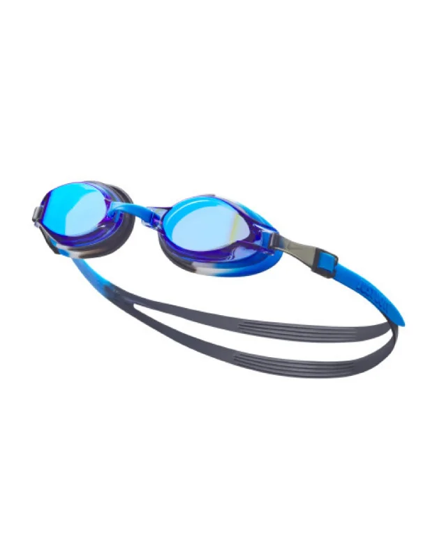 Chrome Junior Swim Goggles - Mirrored Lens Steampunk - Inspired Goggles