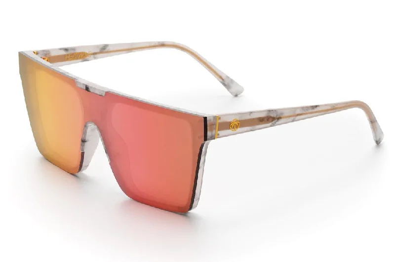 Clarity Sunglasses - Marble Frame Peach Polarized Lens Clip - On Sunglasses Convenience Clarity Sunglasses - Marble Frame Peach Polarized Lens Clip - On Sunglasses Convenience