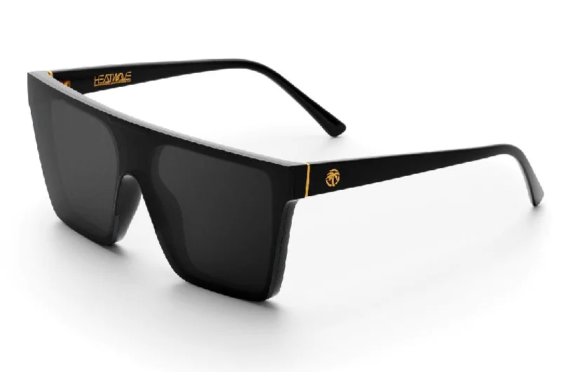 CLARITY SUNGLASSES: BLACK (POLARIZED) Wire - Frame Intellectual Look