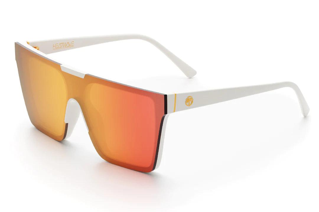CLARITY SUNGLASSES: WHITE (ROSE GOLD) POLARIZED Steampunk - Inspired Goggles