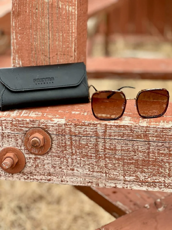 Cosmo Square Sunglasses by Freyrs Eyewear Thin - Rimmed Elegant Style