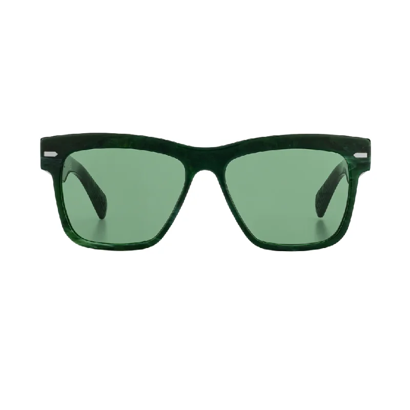 Cut Eighty Eight (Forest Marble + Green) Geometric - Shaped Avant - Garde