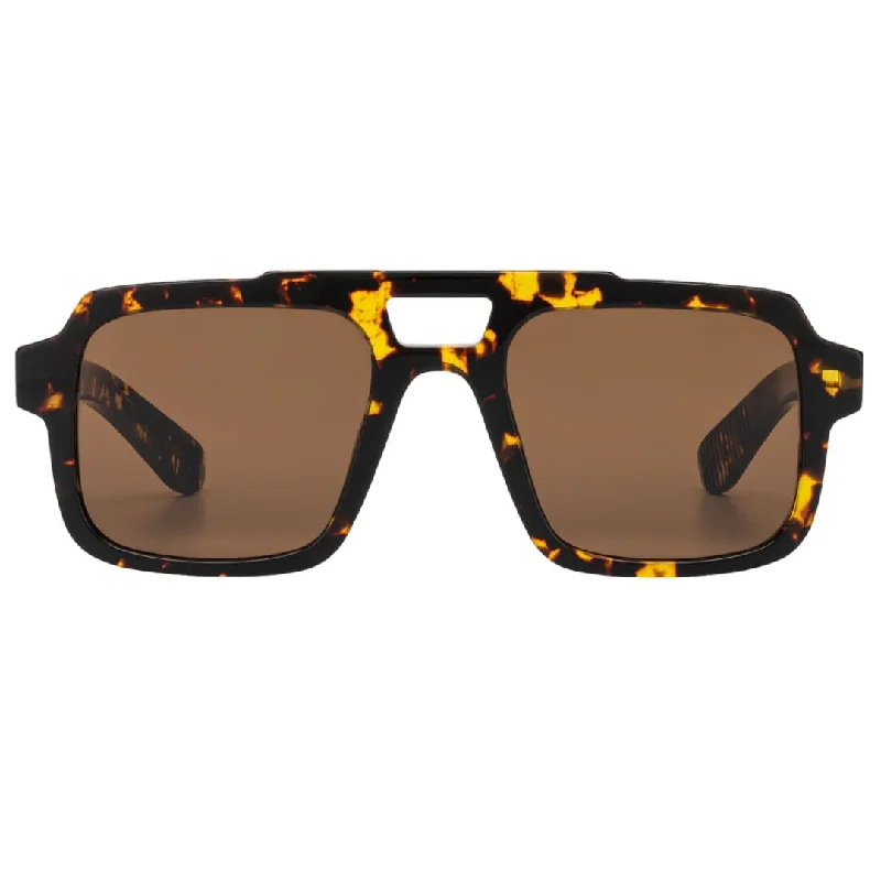 Cut Fifty Eight (Tortoise Shell + Brown) Matte - Finish Plastic Frame Look