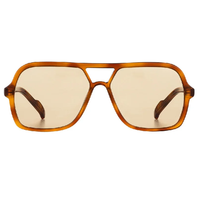Cut Fifty (Milky Tortoise Shell + Tan) Thin - Rimmed Elegant Style