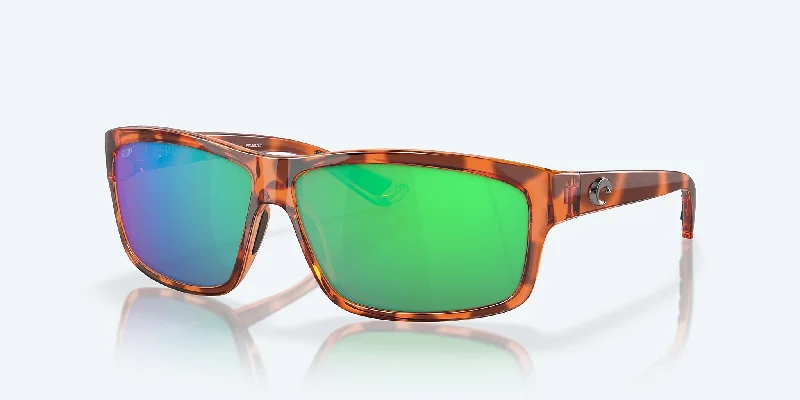 Cut Honey Tortoise Frame Green Mirror 580P High - Tech Smart Glasses
