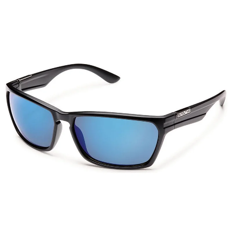 Matte Black/Polarized Blue Mirror