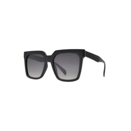 Daisy Cat Eye Sunnies (Black) Unisex Angular Frame Style