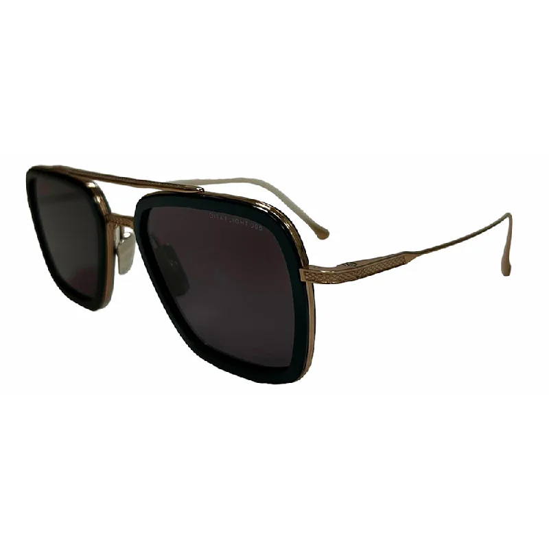 Dita Flight.006 DT 7806-E-BLK-RGD-52 Unisex Aviator Sunglasses Matte - Finish Plastic Frame Look
