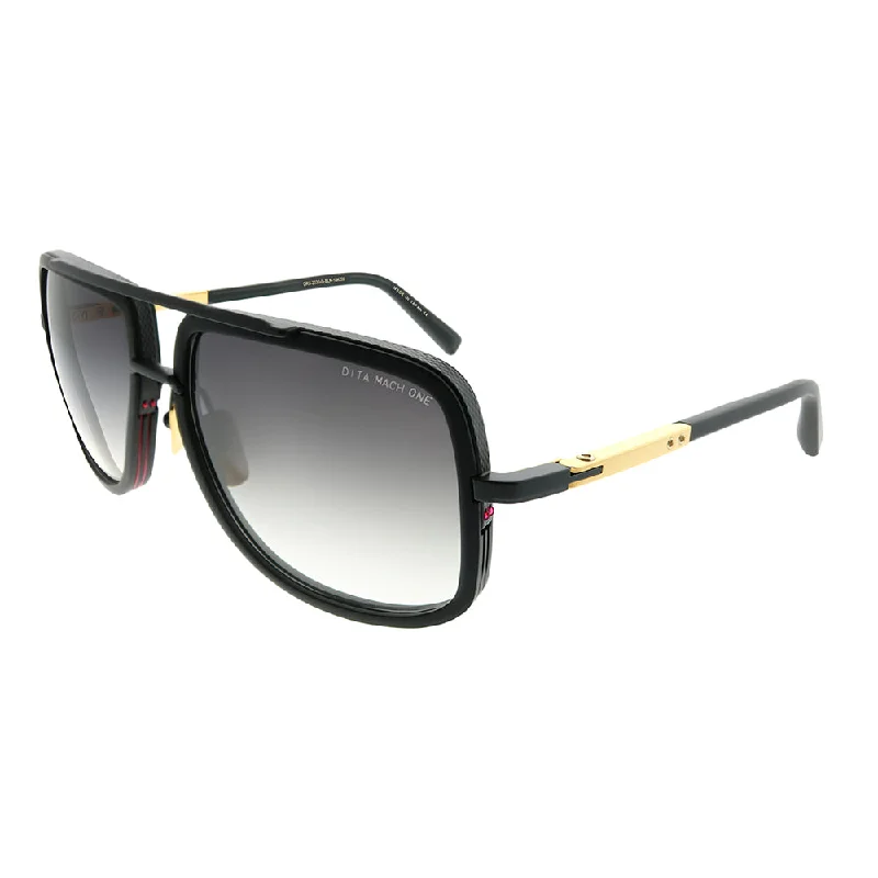Dita Mach-One DRX-2030-G-BLK-18K-59 Unisex Aviator Sunglasses Glitter - Embellished Party Glasses