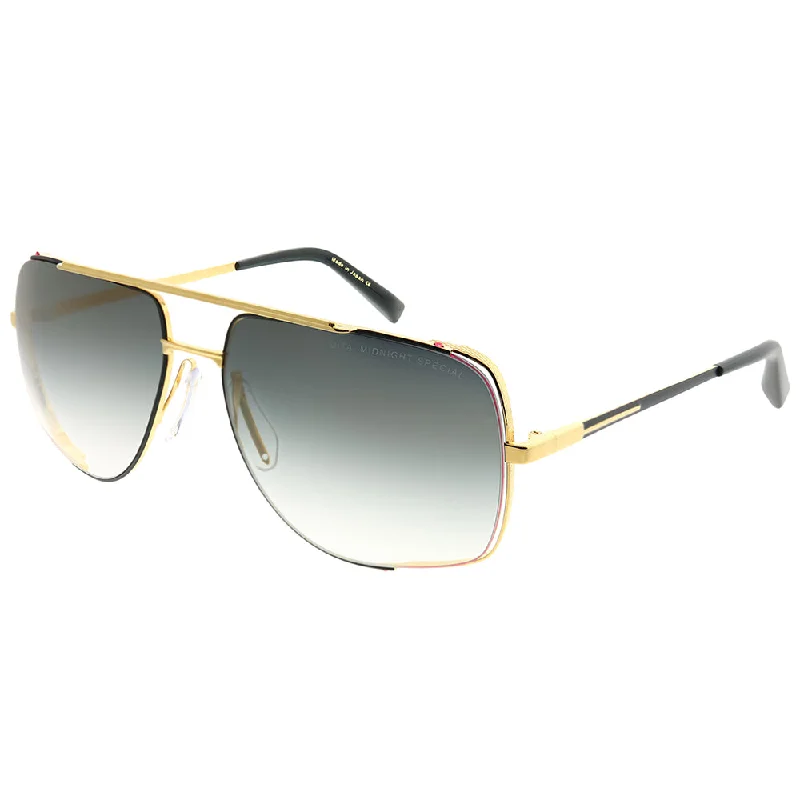 Dita Midnight Special DRX-2010-L-GLD-BLK-60 Unisex Aviator Sunglasses Rectangle - Rimmed Dita Midnight Special DRX-2010-L-GLD-BLK-60 Unisex Aviator Sunglasses Rectangle - Rimmed